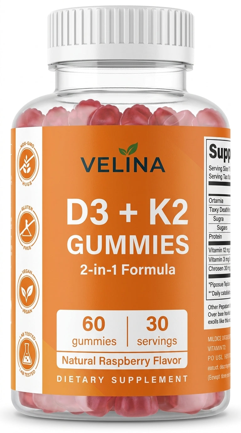 Vitamin D3 + K2 60 Gummies
