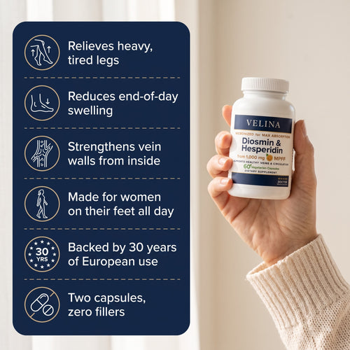 Micronized Diosmin & Hesperidin — For Legs That Feel Lighter